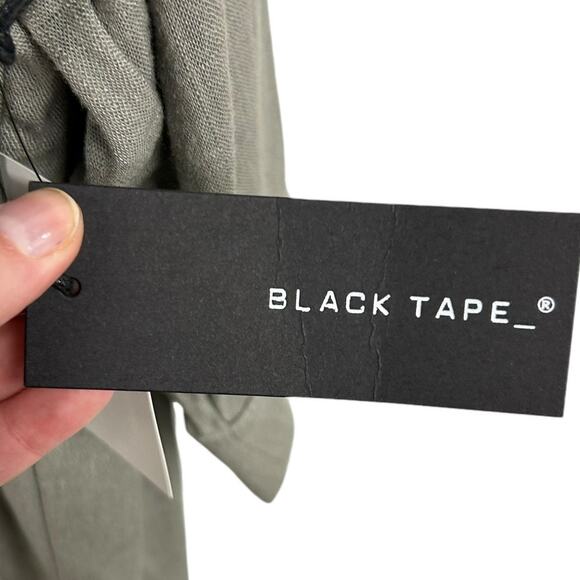 NWT Black Tape Garden Leaf Button Front V Neck 3/4 Sleeve Tunic Top Womens 2X - Picture 5 of 8